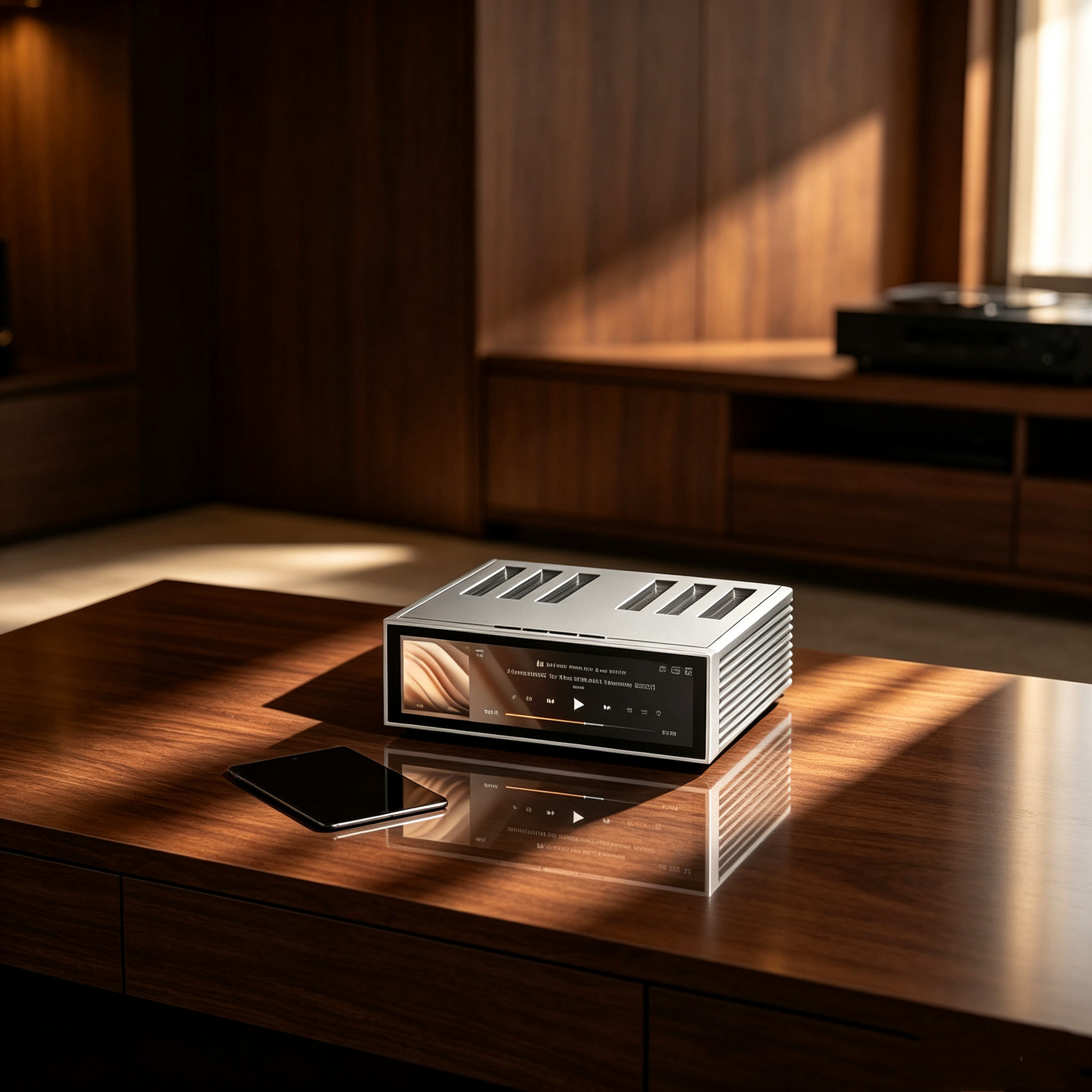 All‑in‑One Network Streamer – Integrated Amp, ES9038PRO DAC, 250Wpc, Touchscreen