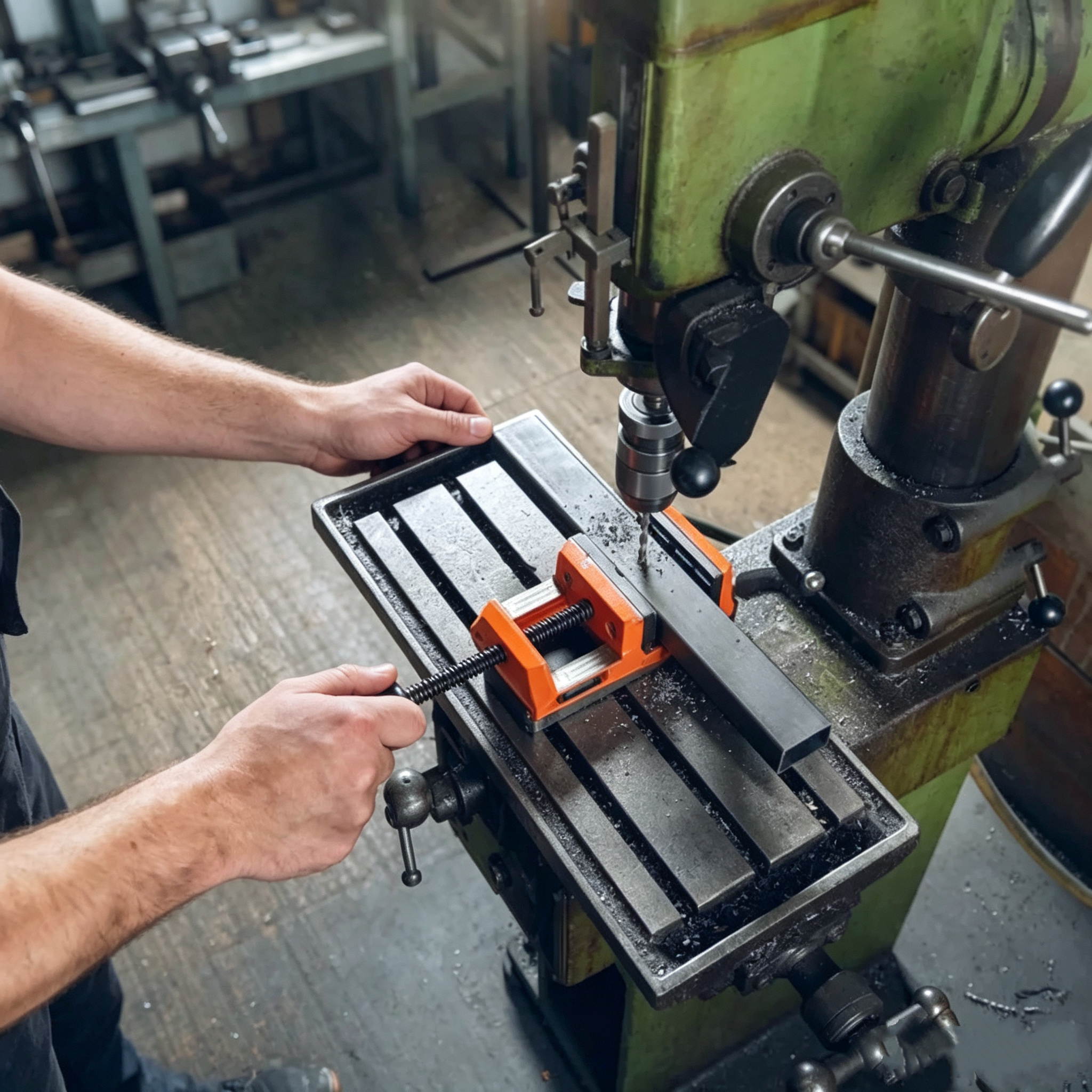 Magnetic Portable Vise – 1754 lbs Holding Force, 4.25″ Clamping Range, Tool-Free Setup