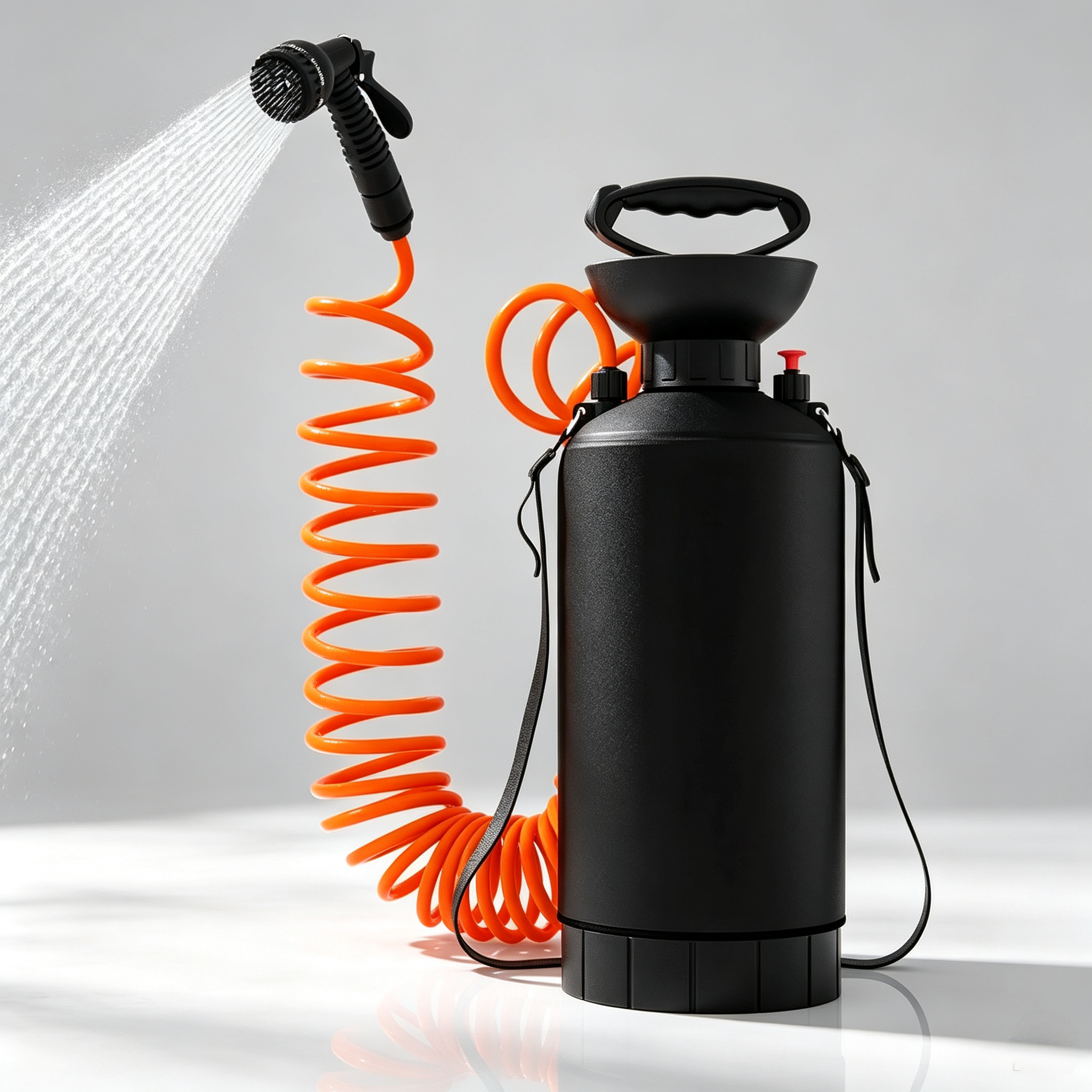 Portable Shower – 2.1 Gallon, High‑Pressure Hose, Multiple Spray Settings, for Camping, Beach, Surf & Pets