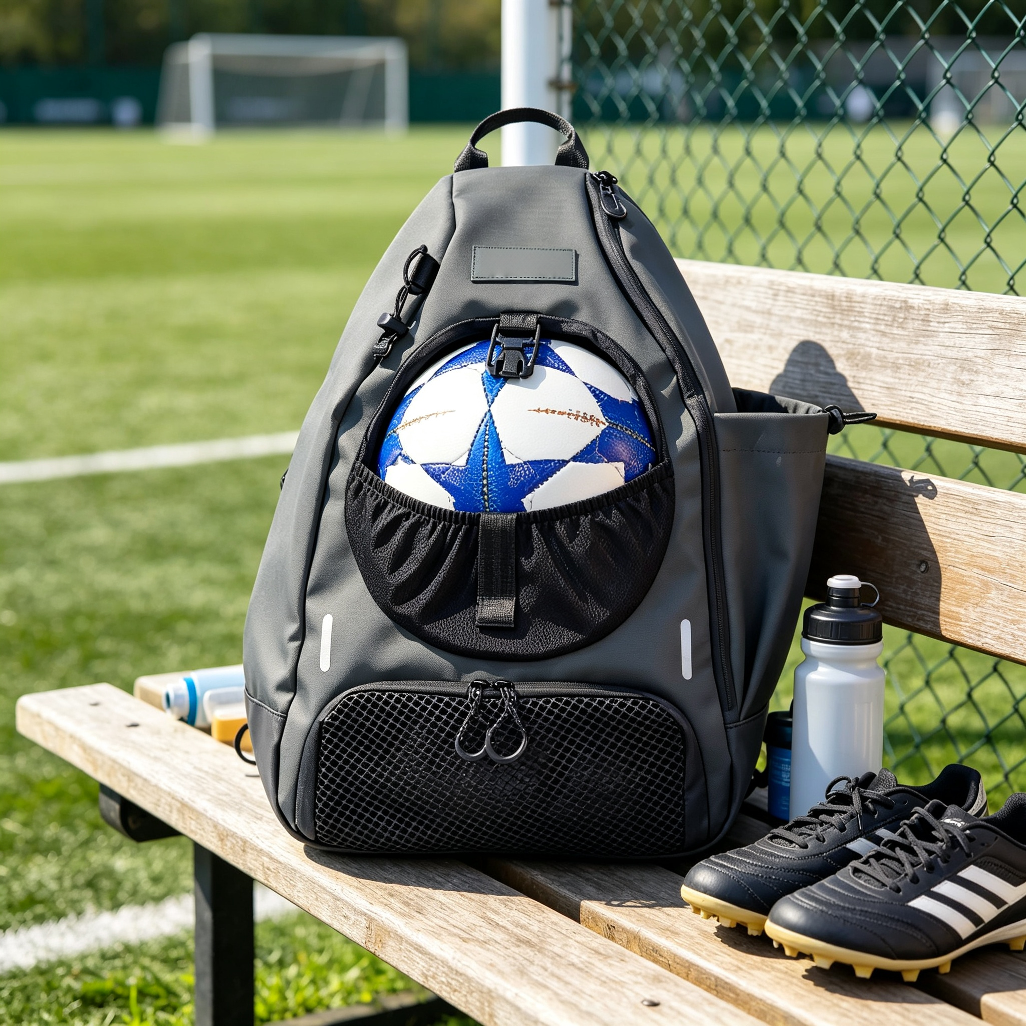 Performance Crossbody Bag – Beach‑to‑Court Design, Dedicated Ball Compartment, Weather‑Resistant, for Athletes