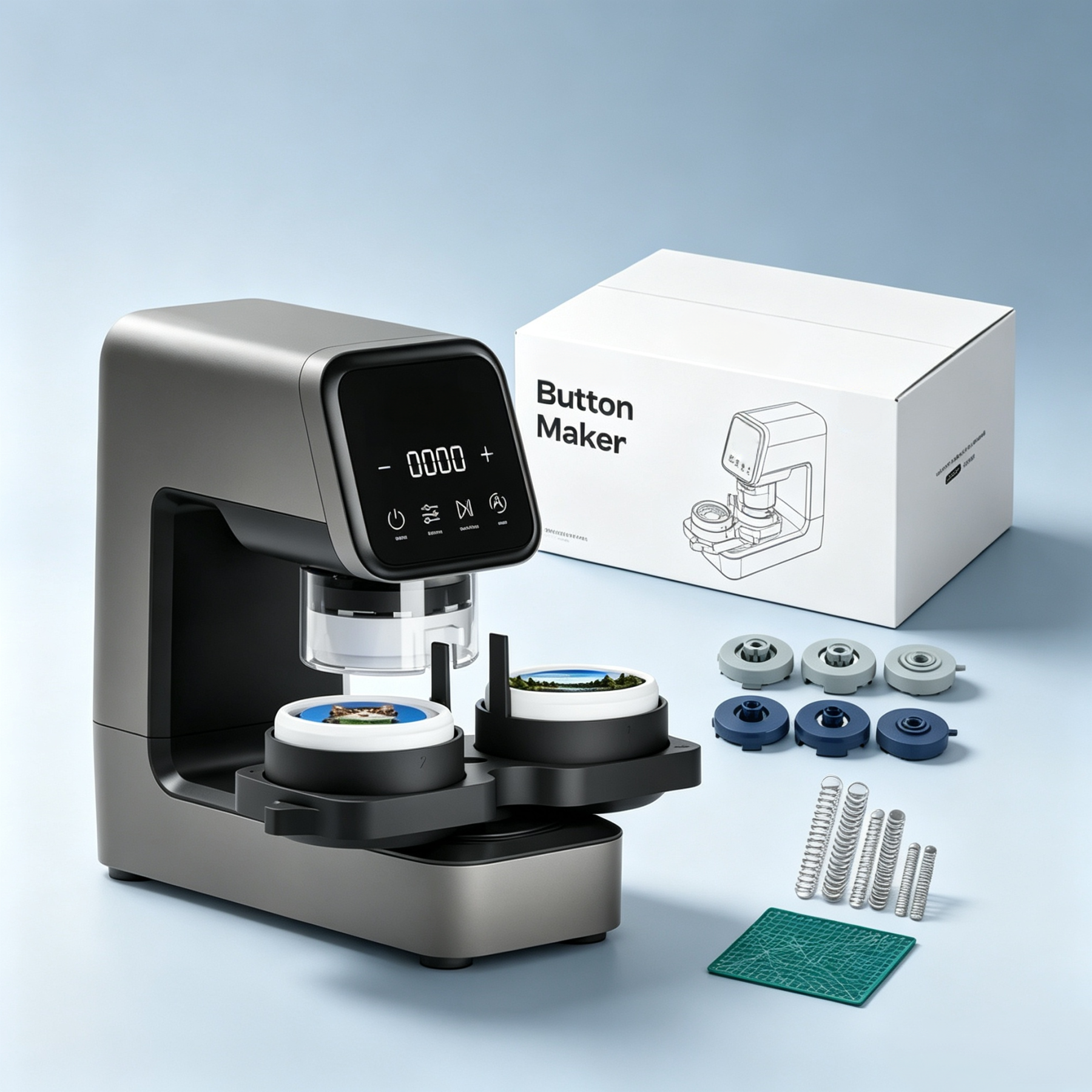 Electric Button Maker – One‑Click Pressing, Consistent Results, Less Hand Fatigue, for Custom Badges