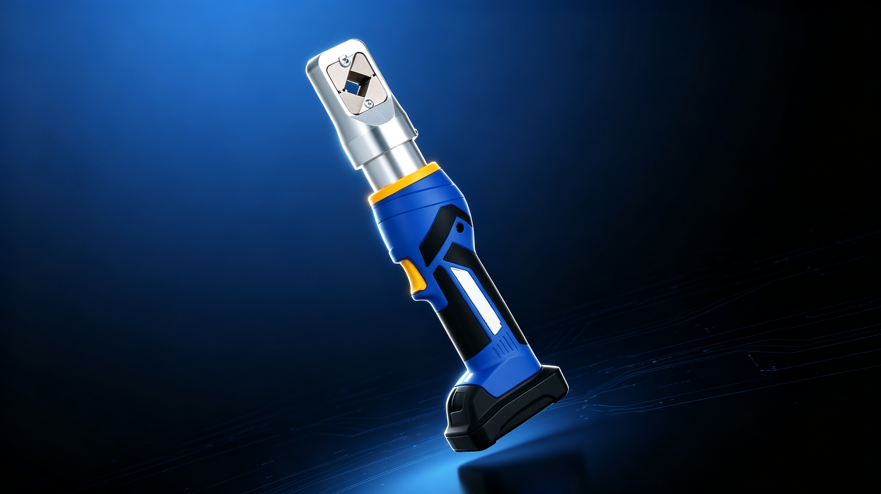 Cordless Hydraulic Crimping Tool – 6–120mm², Closed Head, One‑Button Operation, 10.8V Li‑Ion