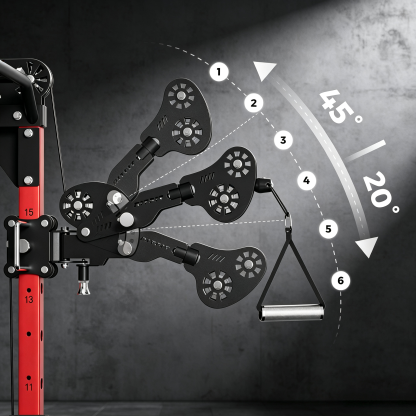 Tornado Arm Attachment – Infinite Angles, Heavy‑Duty Build, for Power Racks