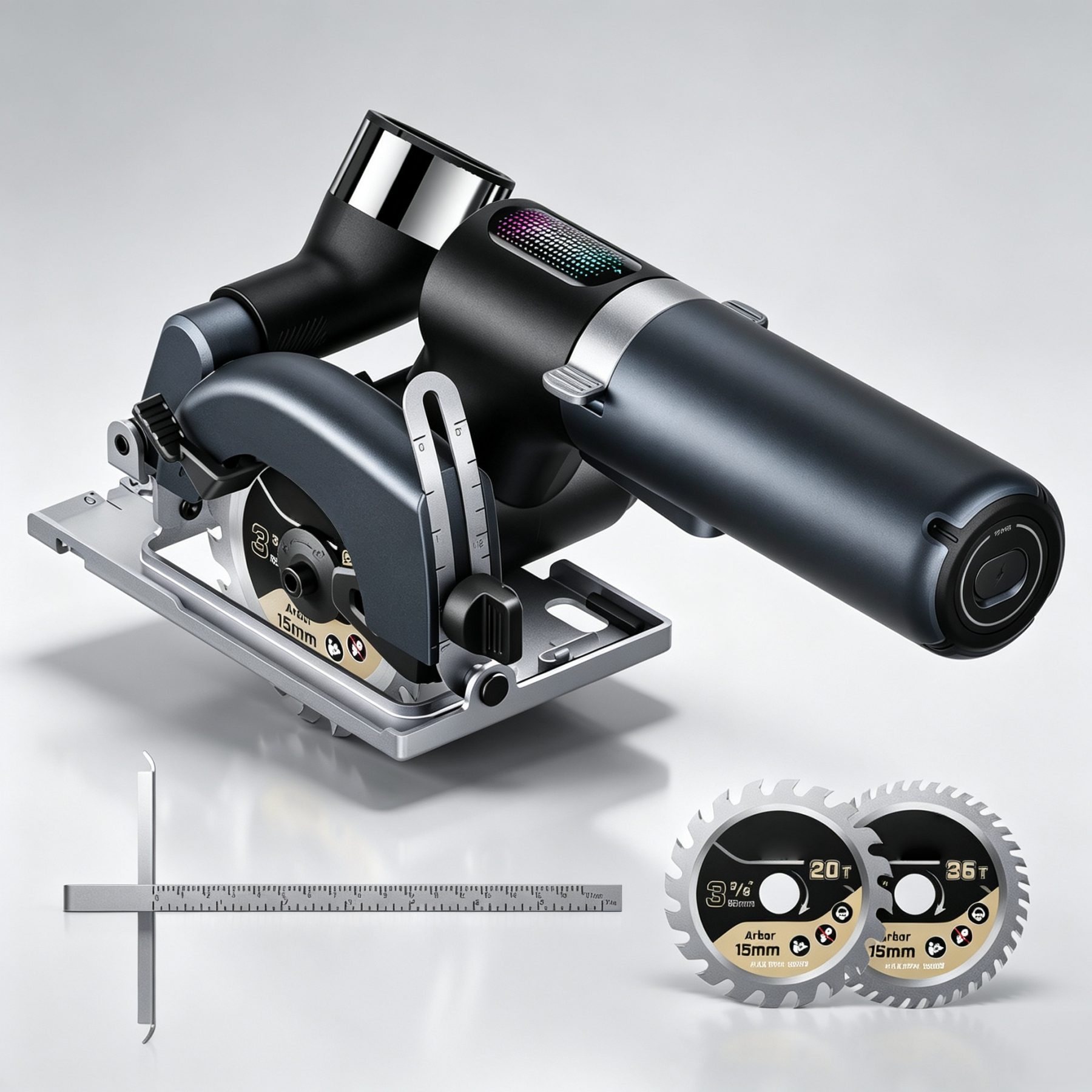 Cordless Circular Saw – 3‑3/8″, Lightweight, Wood‑Cutting, DIY‑Friendly