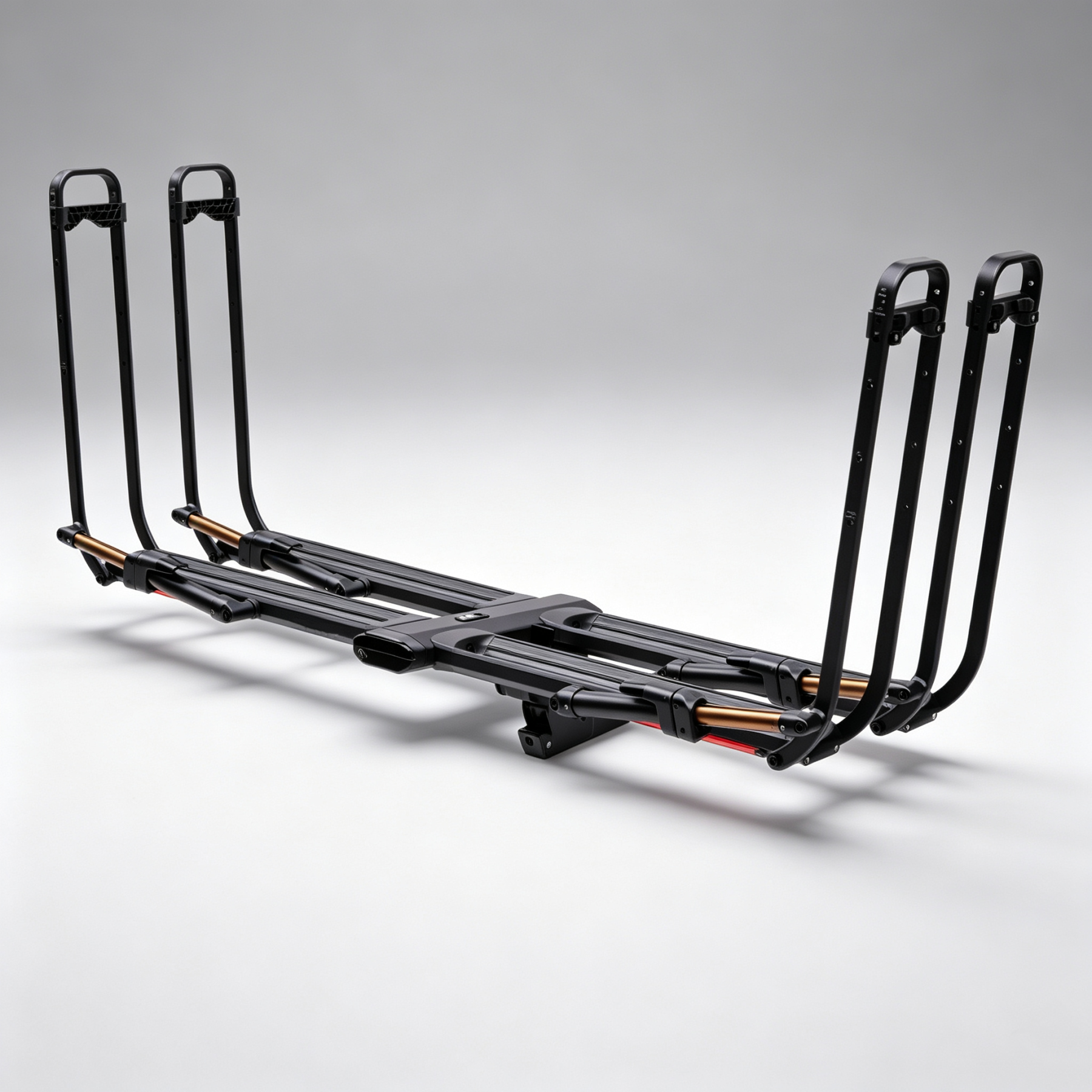 Hitch Bike Rack – OneTap Arm, 67lb Capacity, 18–32″ Tires, No Frame Contact