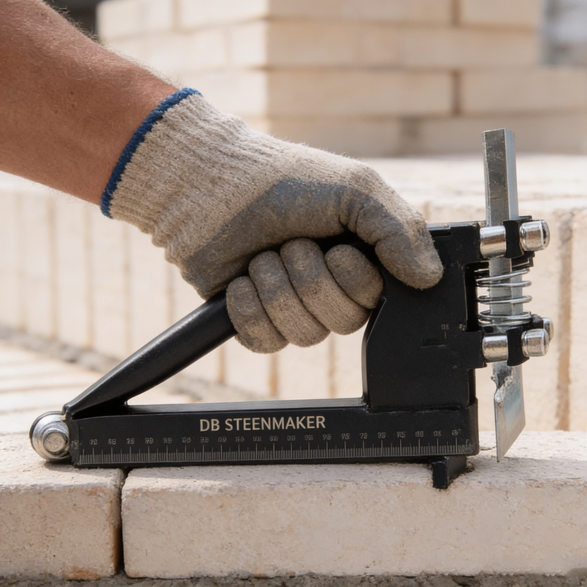 Adjustable Brick Chisel Tool, Professional Masonry Cutting Tool with Replaceable Blade, Precision Brick Splitter for Construction Work