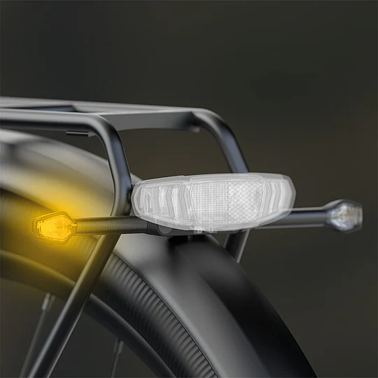 Smart E-Bike Turn Signal System – High-Lumen LED Indicators, IPX7 Weatherproof, Handlebar Controller