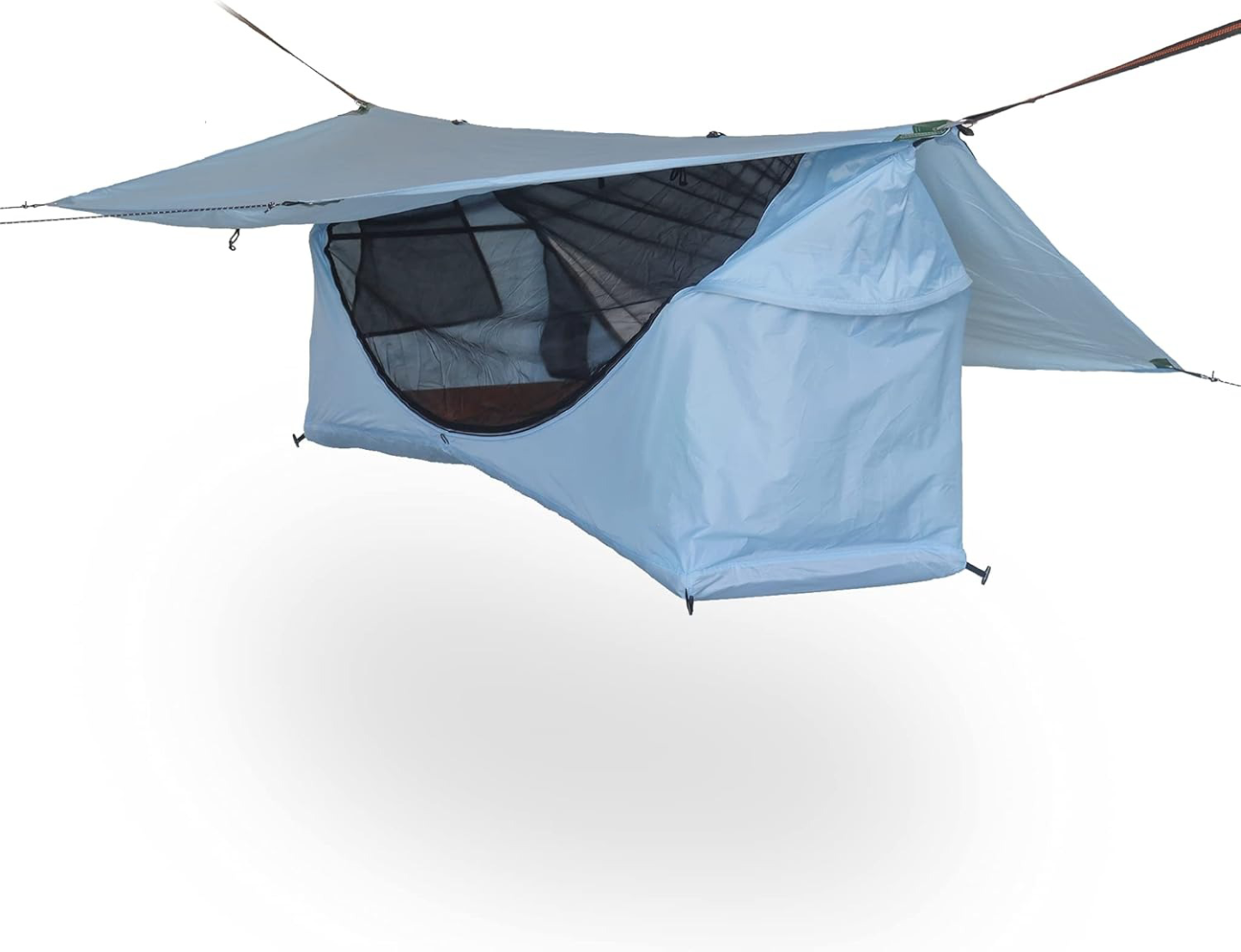 Flat-lying waterproof hammock tent