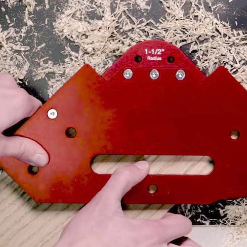 Corner Radius & Chamfer Routing Jig – 18 Templates, Handheld or Table Use, Precision Woodworking