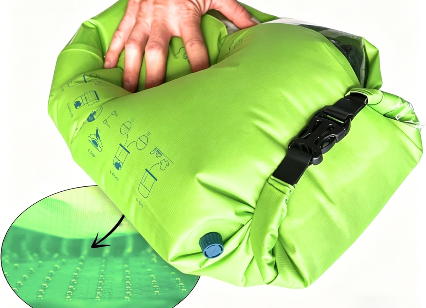 Convenient travel laundry bag