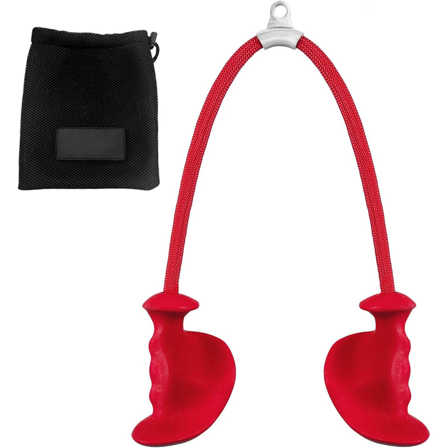 Ergonomic Triceps Rope Attachment for Cable Machines