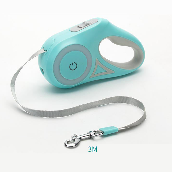 LED Light Retractable Pet Leash for Dogs and Cats