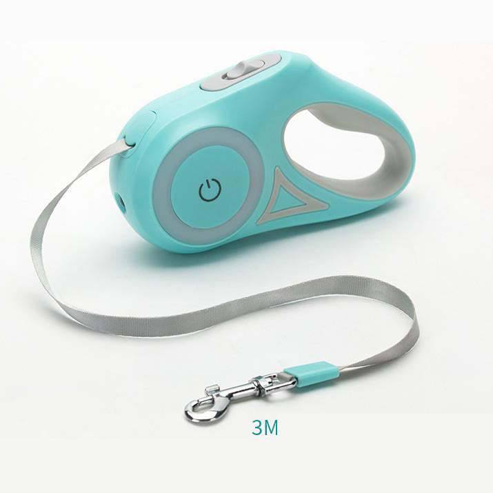 LED Light Retractable Pet Leash for Dogs and Cats