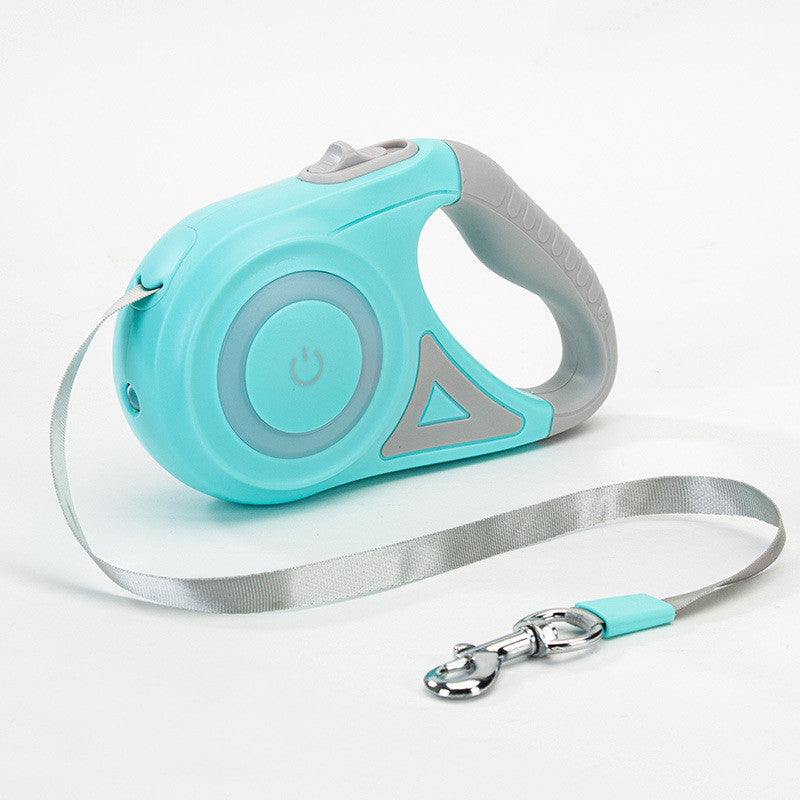 LED Light Retractable Pet Leash for Dogs and Cats