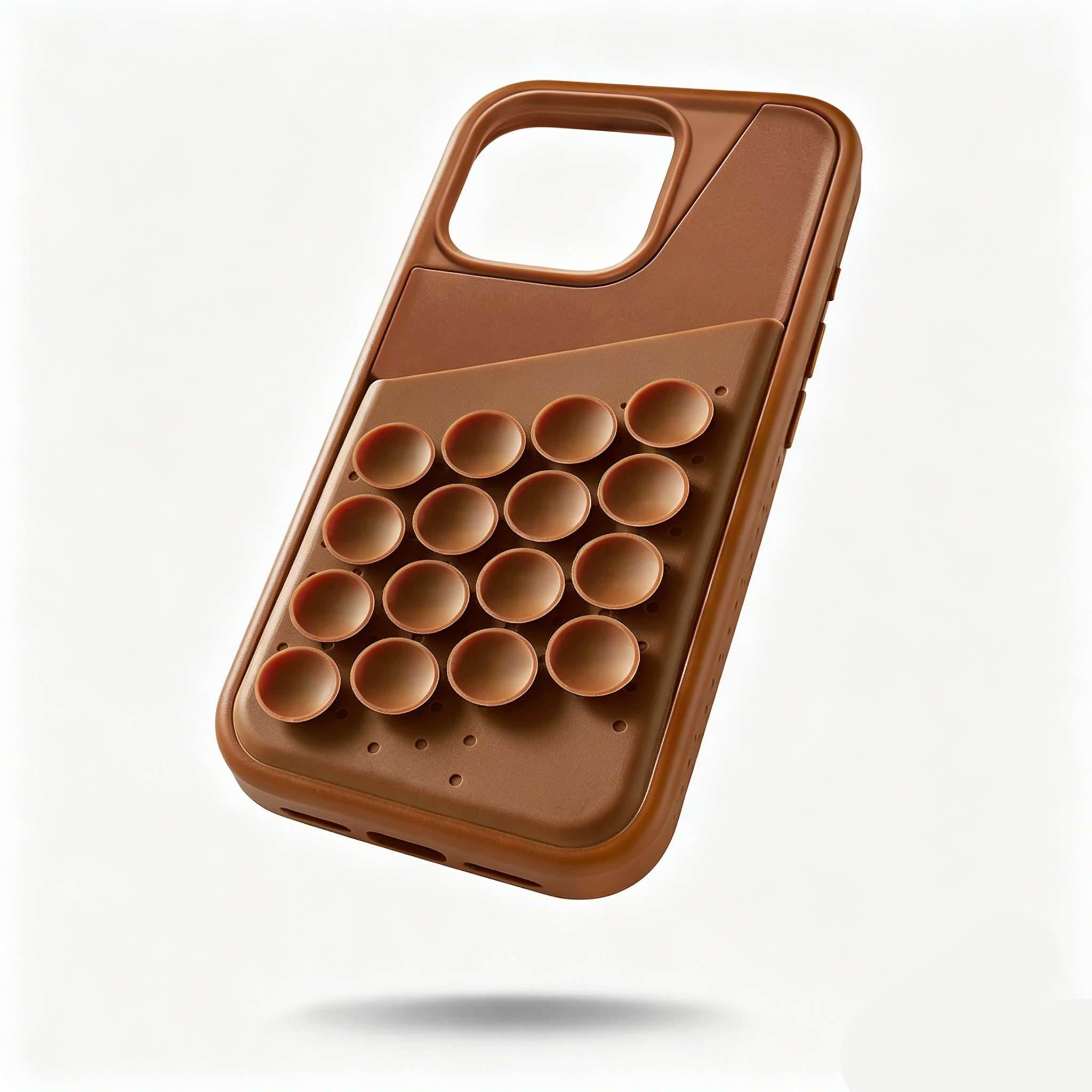 Expandable Phone Case with Suction Mount – 16 Suction Points, Stretch Pocket, Hands‑Free Stick‑Anywhere Design