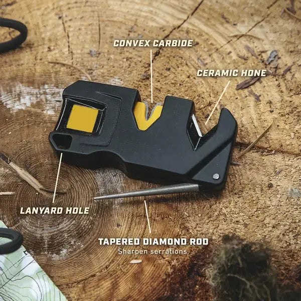 Multi-Blade Sharpener – 3-in-1 | Carbide, Ceramic & Diamond