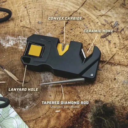 Multi-Blade Sharpener – 3-in-1 | Carbide, Ceramic & Diamond