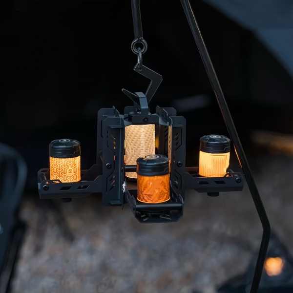 Camping Lantern Box – 304 Stainless Steel, Dual‑Hang Design, Quick Assembly