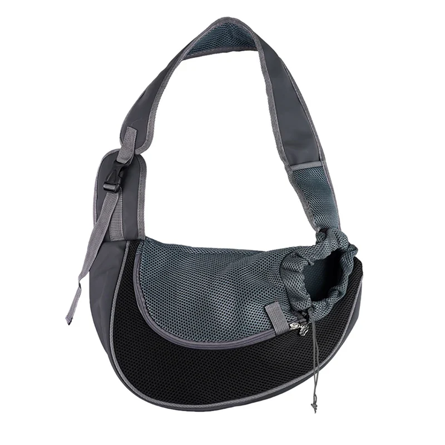 Breathable Oxford Cloth Pet Backpack – Mesh Panels, Single Strap, Lightweight for Small Pets