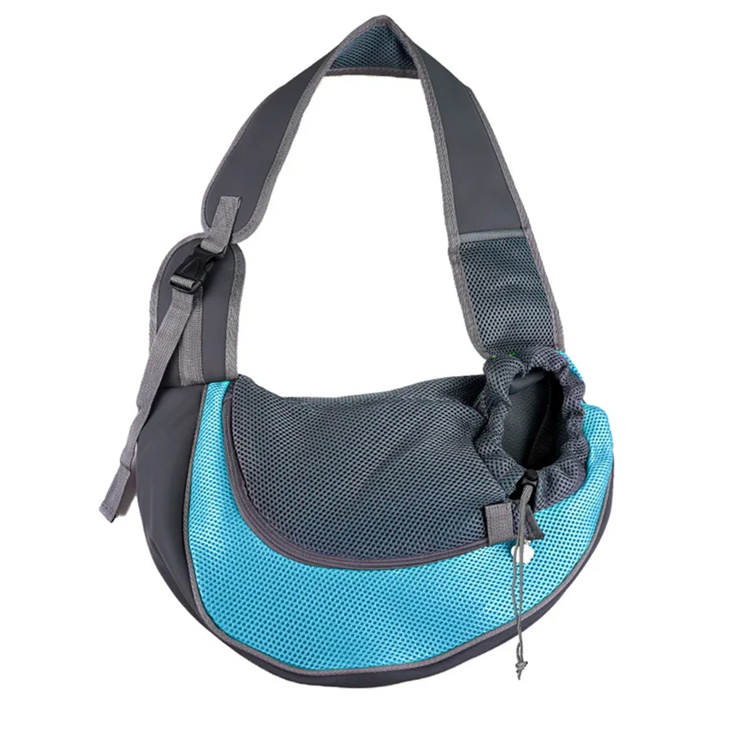 Breathable Oxford Cloth Pet Backpack – Mesh Panels, Single Strap, Lightweight for Small Pets