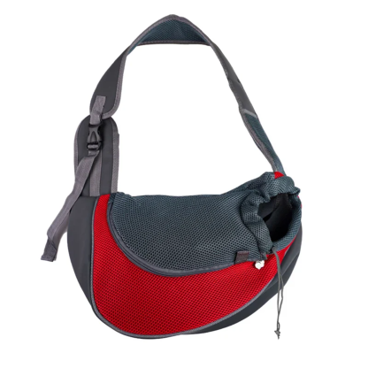 Breathable Oxford Cloth Pet Backpack – Mesh Panels, Single Strap, Lightweight for Small Pets