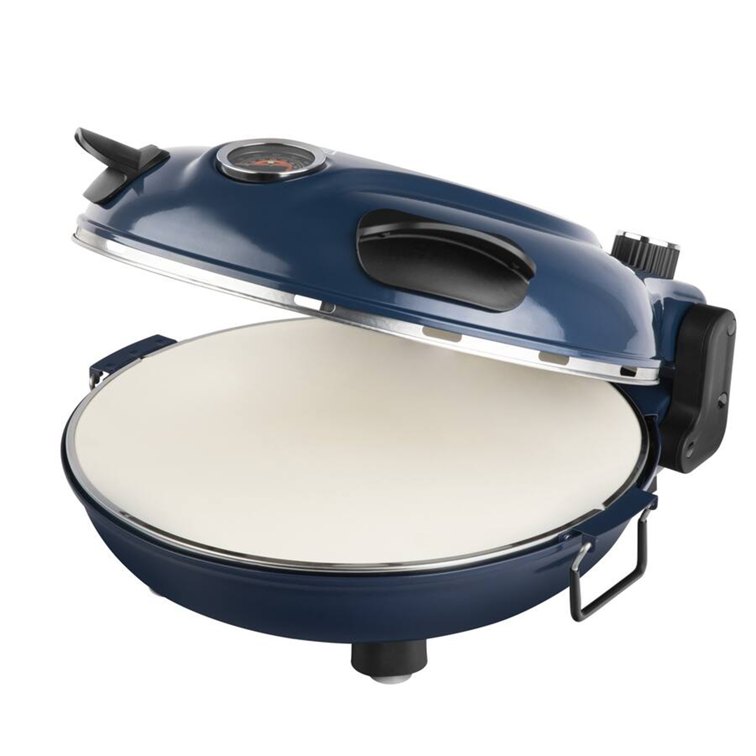 Portable Electric Pizza Oven – Indoor/Outdoor, 12″ Stone, Dual Temp Control