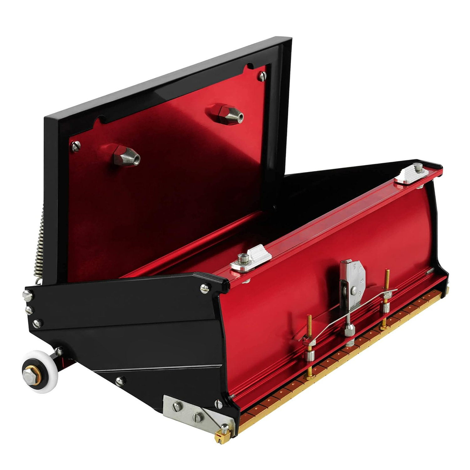 10‑Inch Flat Finishing Box – Even Joint Compound Application, Brass Blade, for Walls & Ceilings