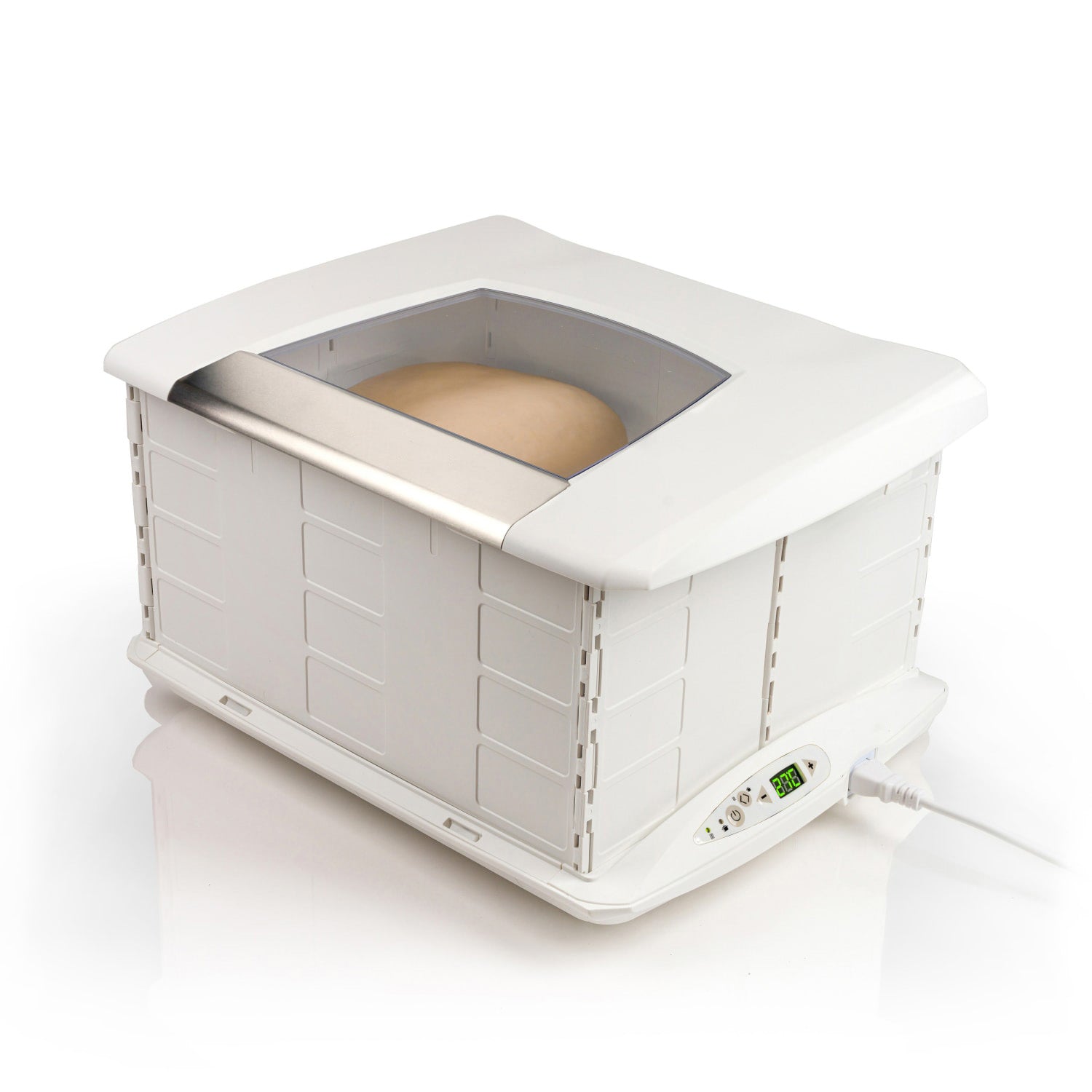 Foldable Bread Proofer & Slow Cooker – 70–195°F, Fits 2 Loaves or 8‑Quart Pot, Precise Fermentation Control