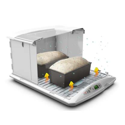 Foldable Bread Proofer & Slow Cooker – 70–195°F, Fits 2 Loaves or 8‑Quart Pot, Precise Fermentation Control