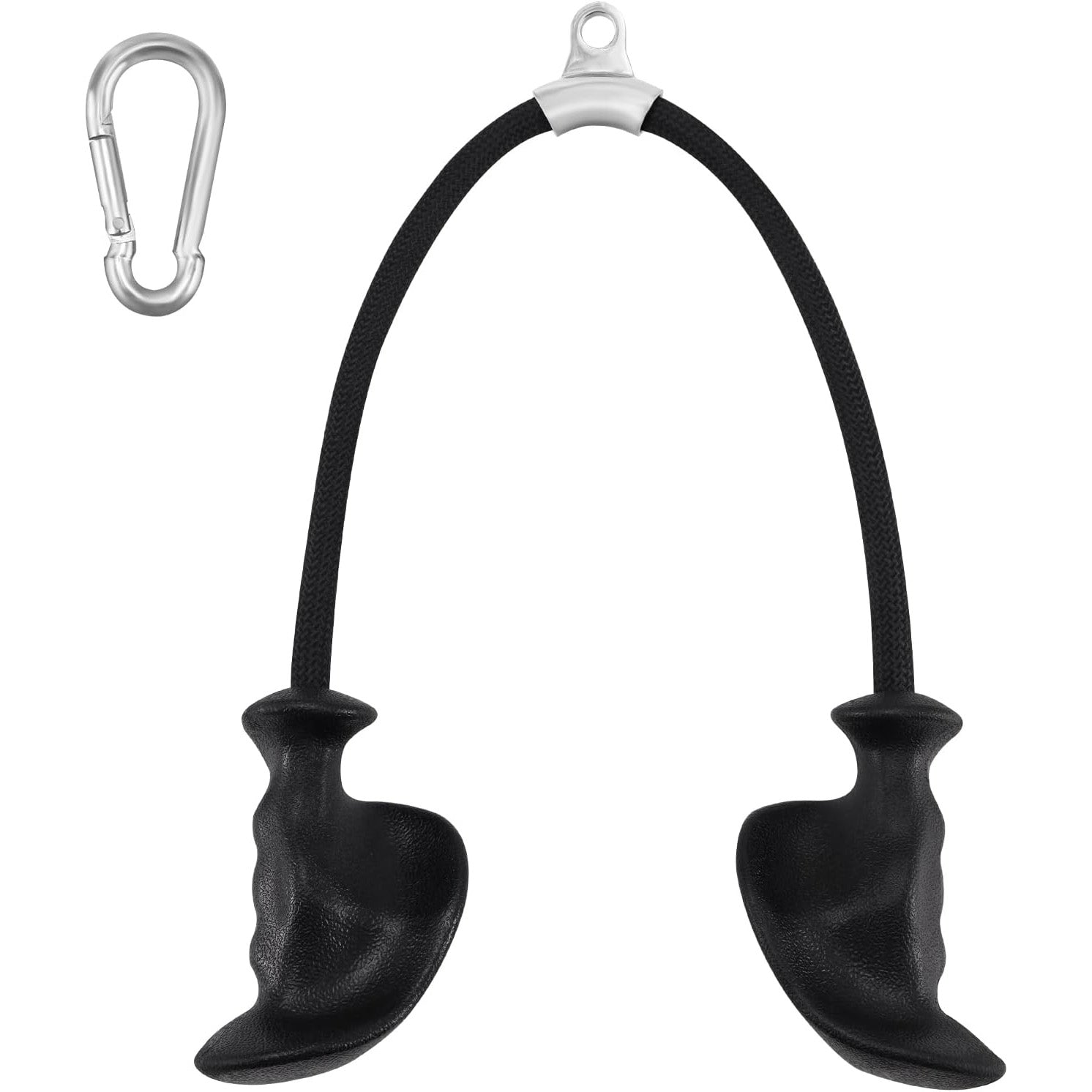 Ergonomic Triceps Rope Attachment for Cable Machines