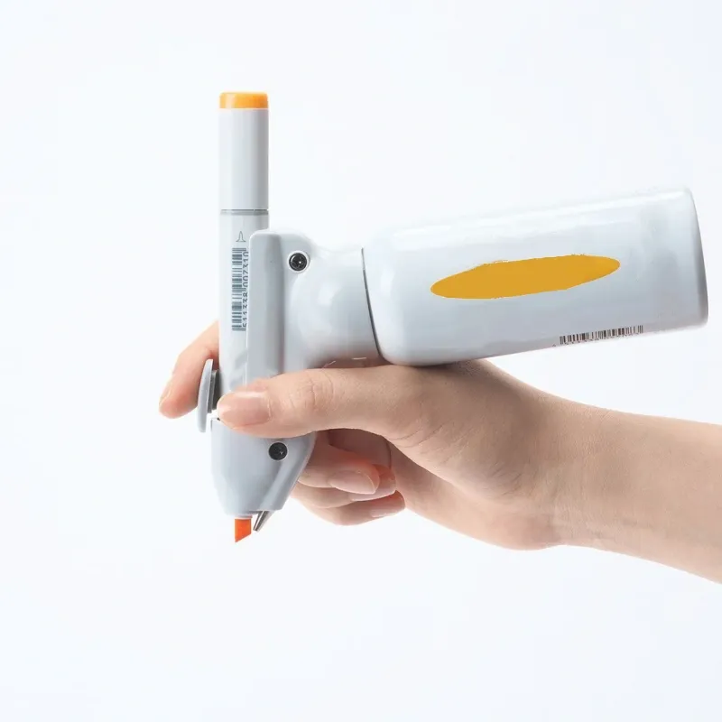 Airbrush Starter Kit – Marker Compatible, Instant Spray Effects, Air Can + Grip Included