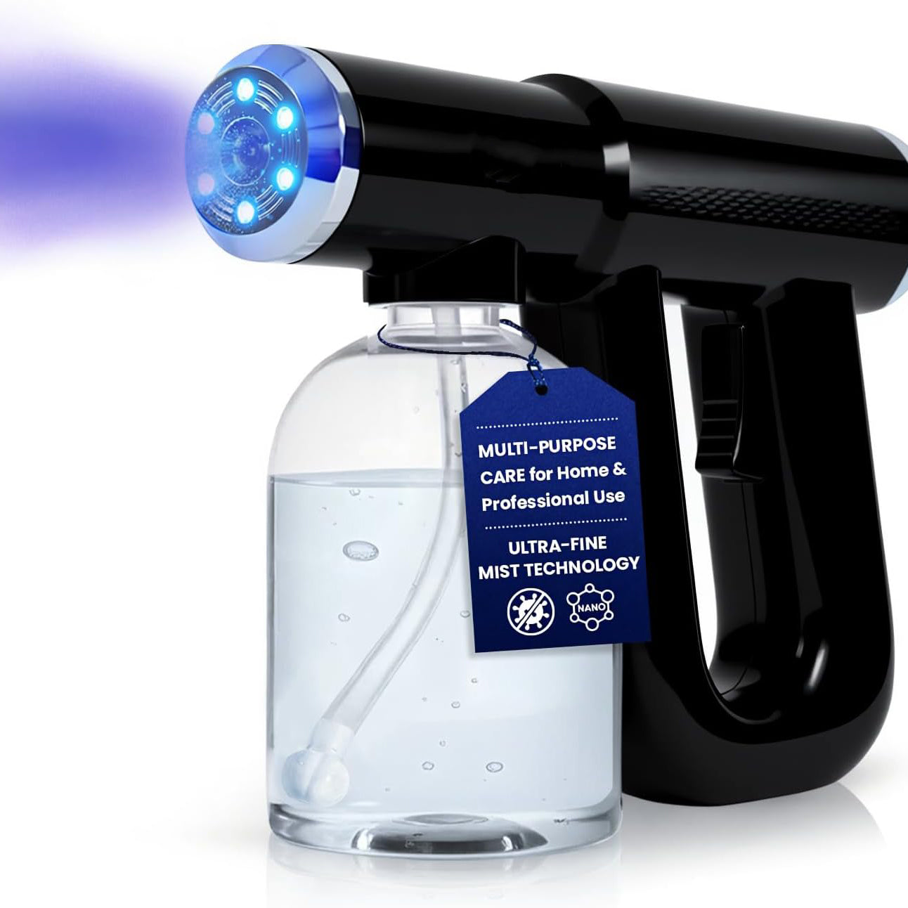 Professional Nano Spray Gun – Blue Light, Mister & Nano Steam