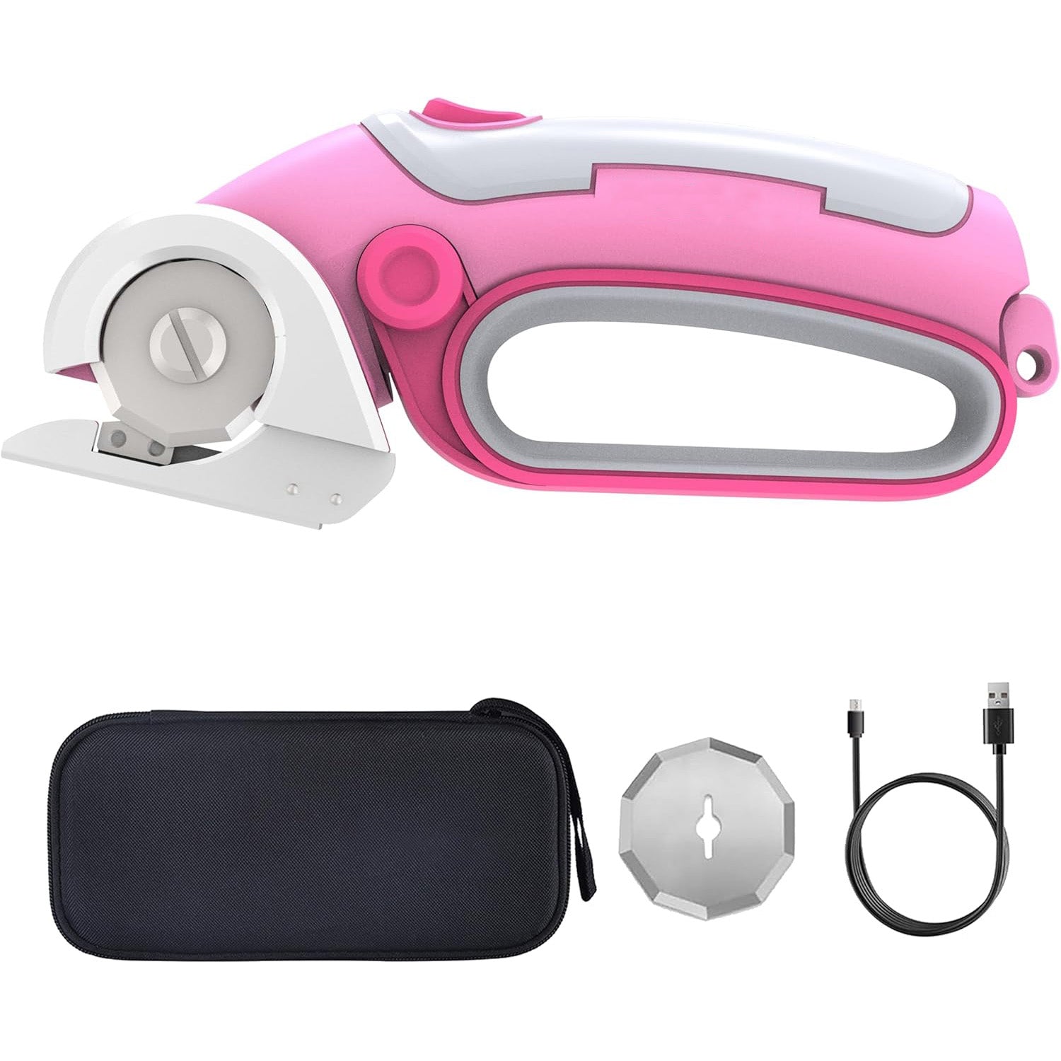 Cordless Electric Rotary Cutting Scissors for Multi-Material Use