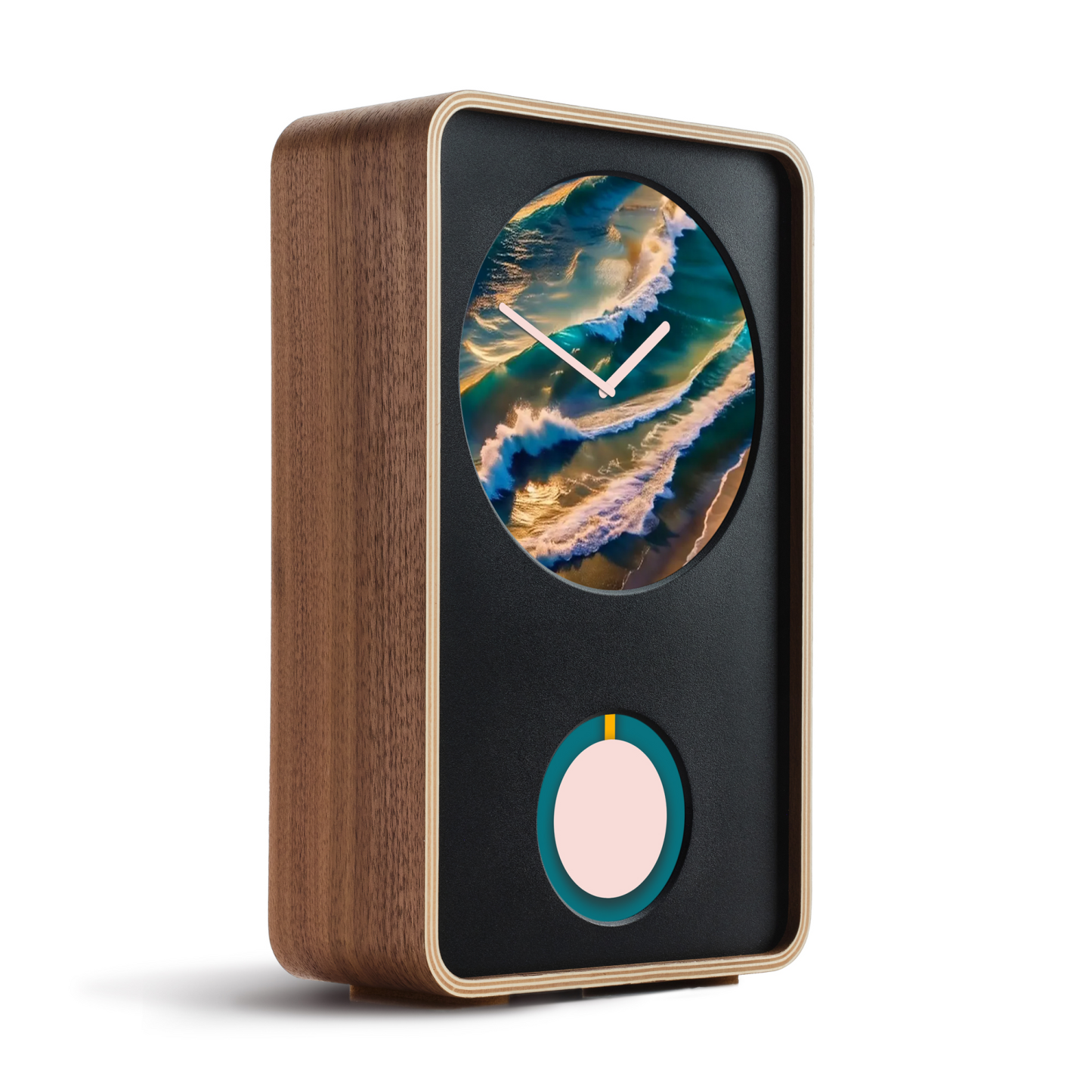 Digital Animated Desktop Clock – Dynamic Art Display with Global Artist Animations