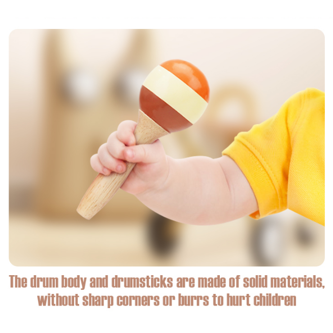 Kids Drum Set – 11-in-1 Wooden Musical Instruments for Toddlers 2-3
