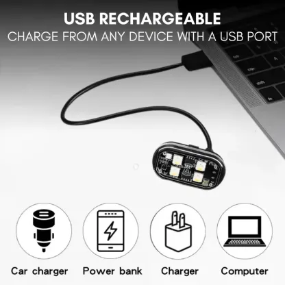 RGB LED Light Kit – 7 Colors + Remote, Waterproof, 6‑Hour Battery, Stick‑On Installation