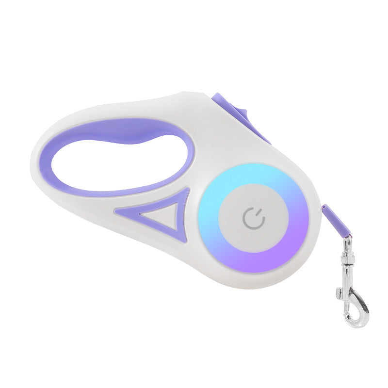 LED Light Retractable Pet Leash for Dogs and Cats