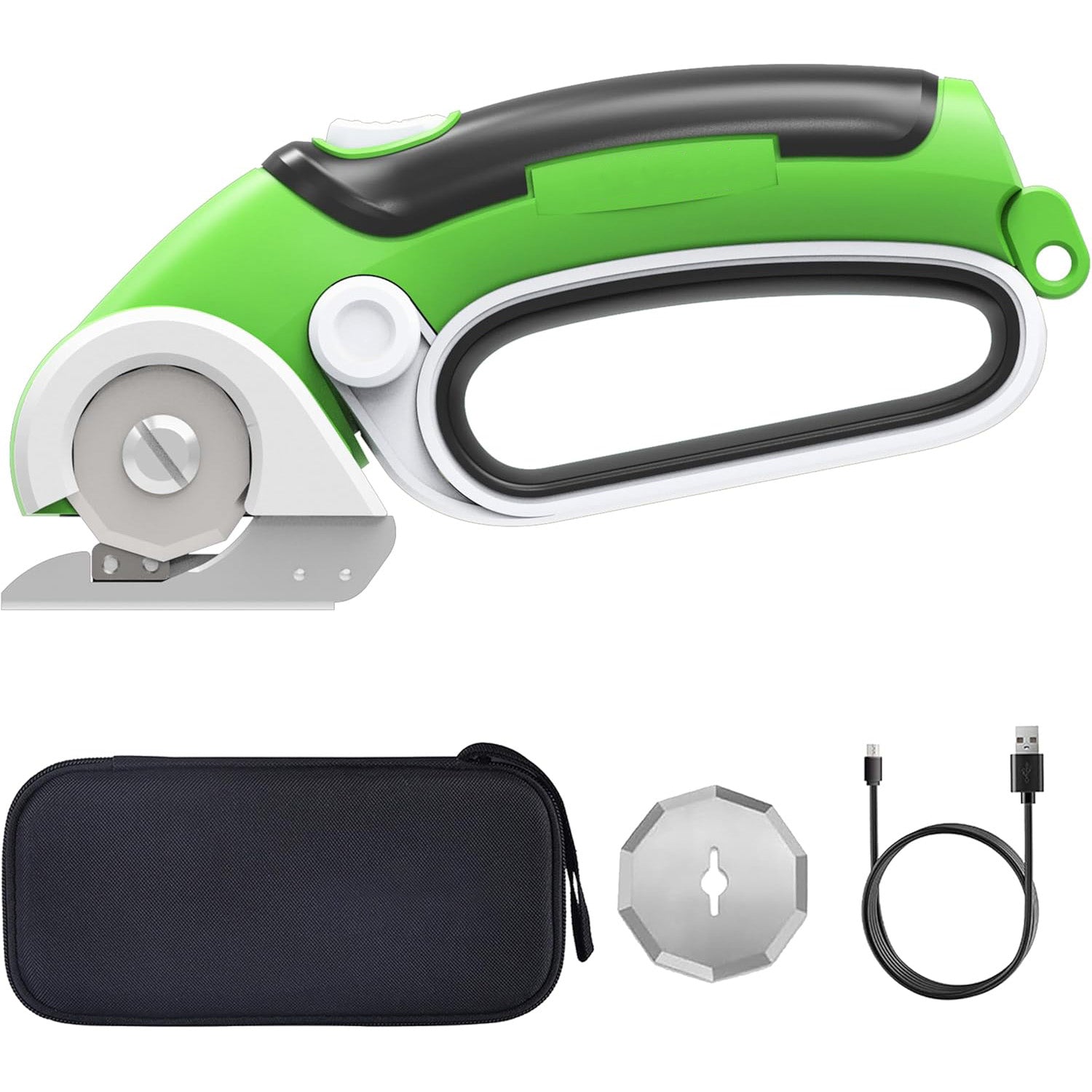 Cordless Electric Rotary Cutting Scissors for Multi-Material Use