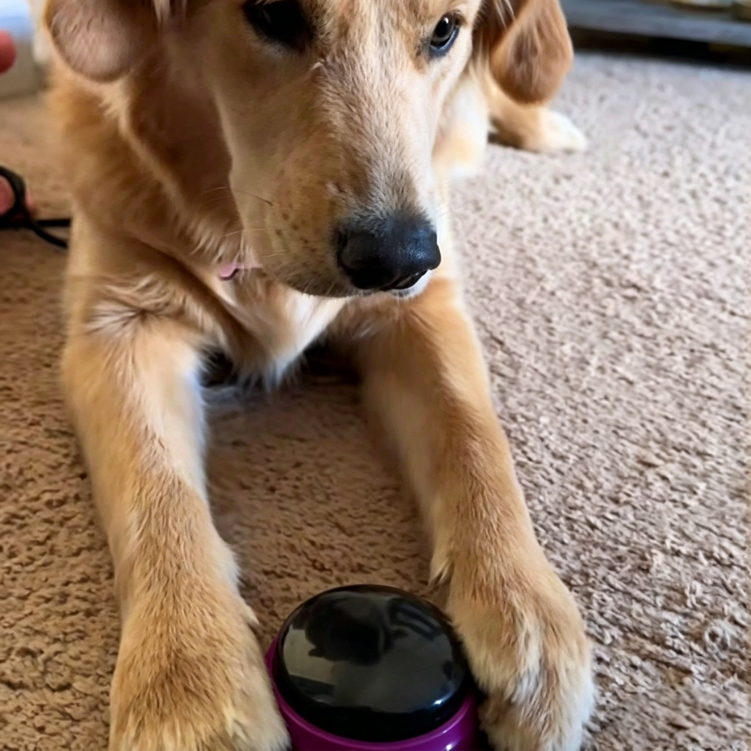 Dog Communication Button Starter Kit – 4 Recordable Buttons for Pet Training & Interaction