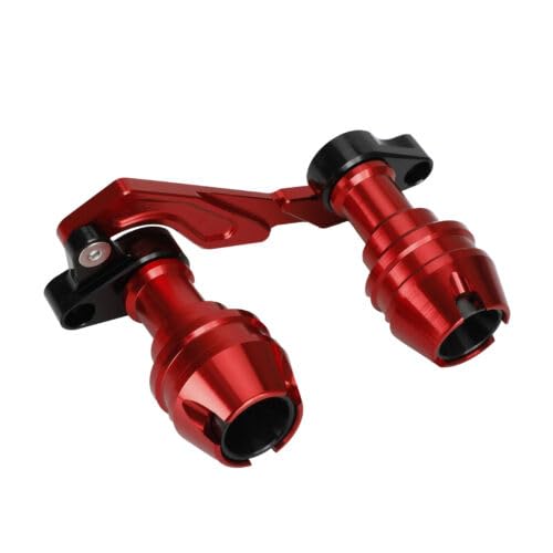 CNC Frame Sliders – Aircraft‑Grade Aluminum, Delrin Pucks, Bolt‑On Protection for Maxi‑Scooters