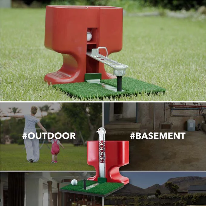 Automatic Golf Ball Dispenser – Gravity‑Powered, No Batteries, for Indoor & Outdoor Practice