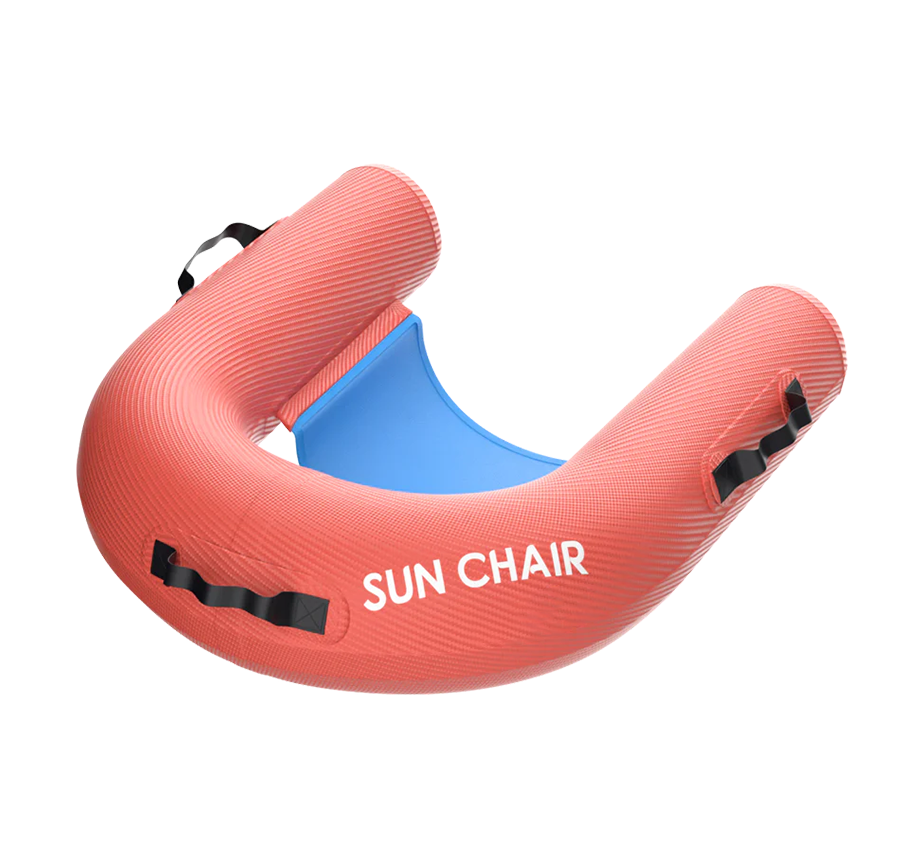 Sunbathing chair - perfectly floating on the water