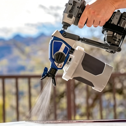 Drill‑Powered Paint Sprayer – Attaches to Your Cordless Drill, for DIY Projects up to 2 Gallons