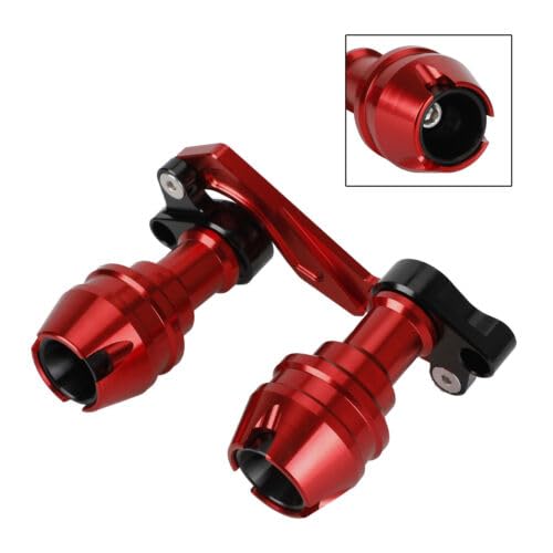 CNC Frame Sliders – Aircraft‑Grade Aluminum, Delrin Pucks, Bolt‑On Protection for Maxi‑Scooters