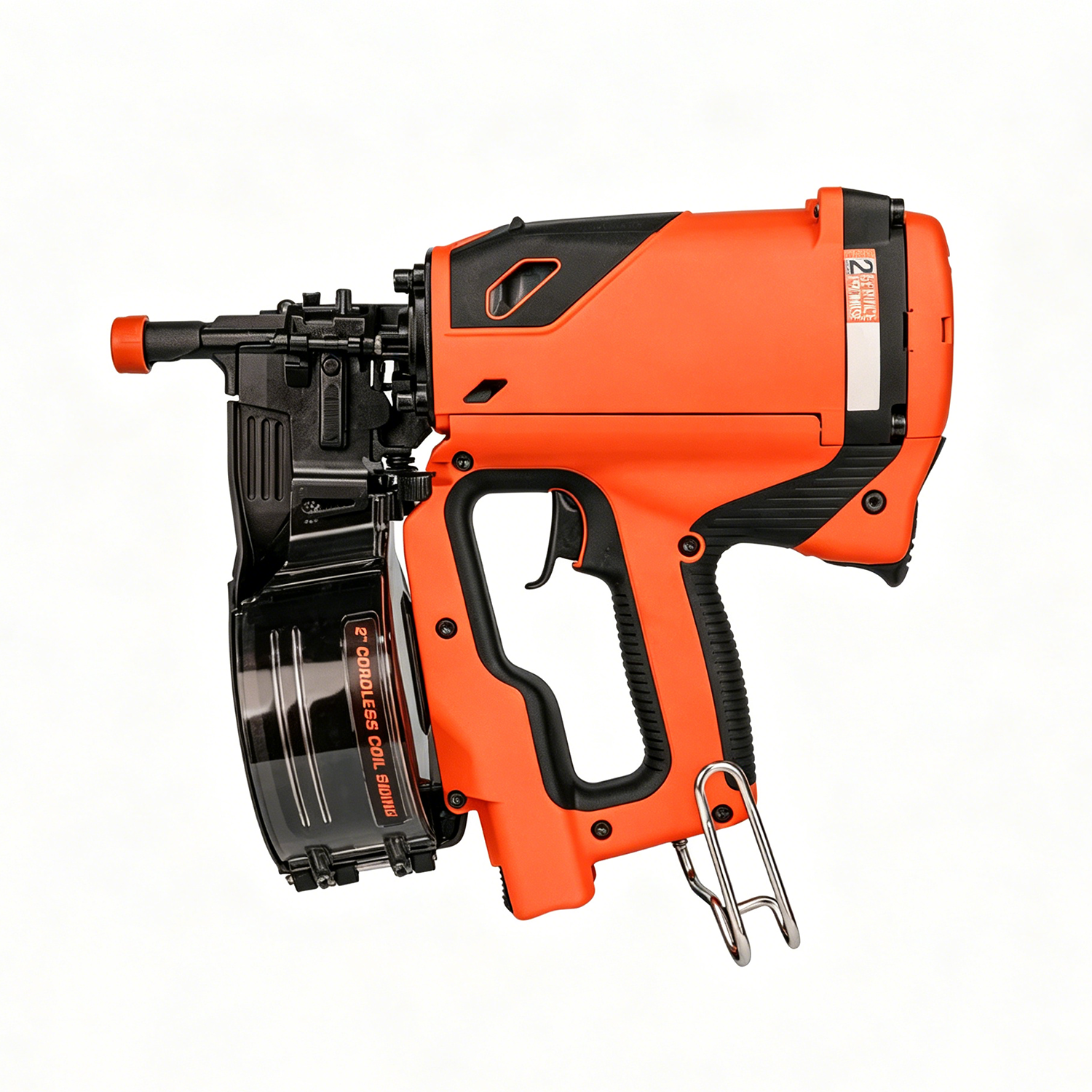 Cordless Siding Nailer – 0‑Degree, 2‑Inch, Dual Fuel + Battery, 4,500 Nails per Charge