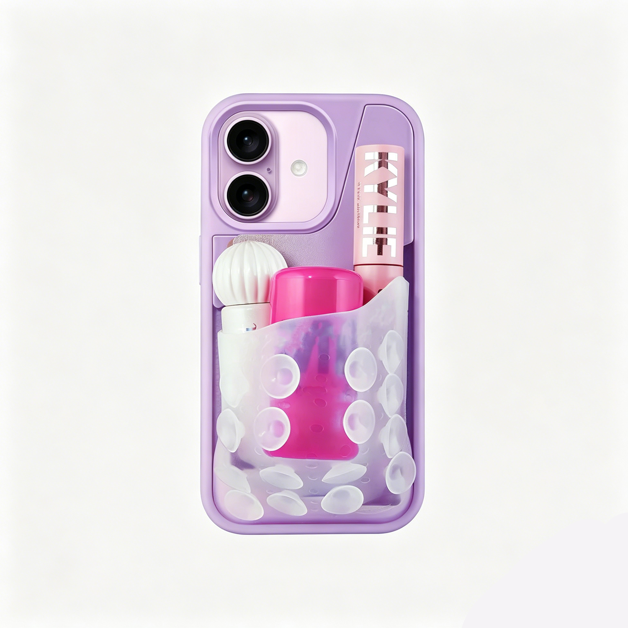 Expandable Phone Case with Suction Mount – 16 Suction Points, Stretch Pocket, Hands‑Free Stick‑Anywhere Design