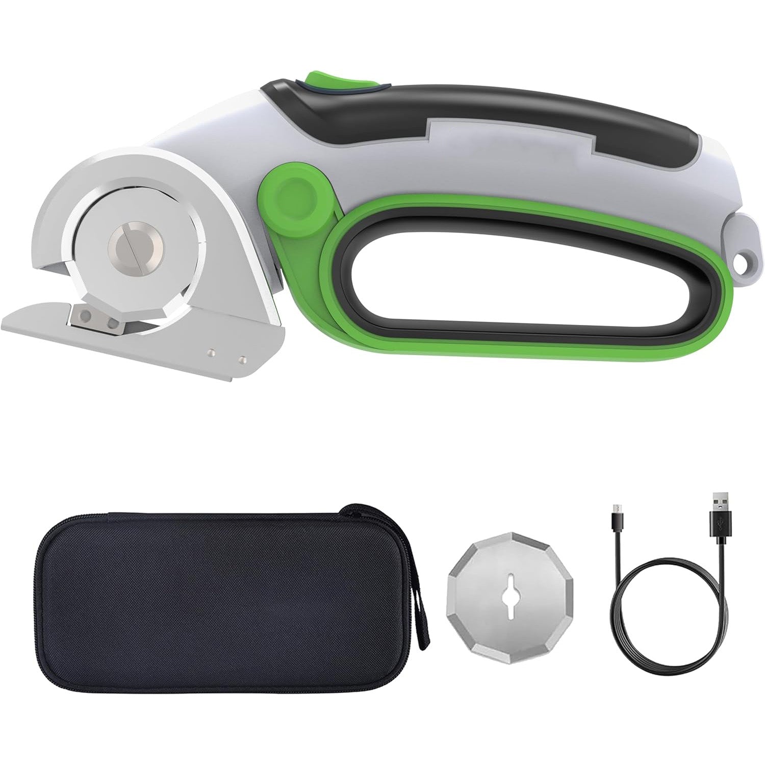 Cordless Electric Rotary Cutting Scissors for Multi-Material Use