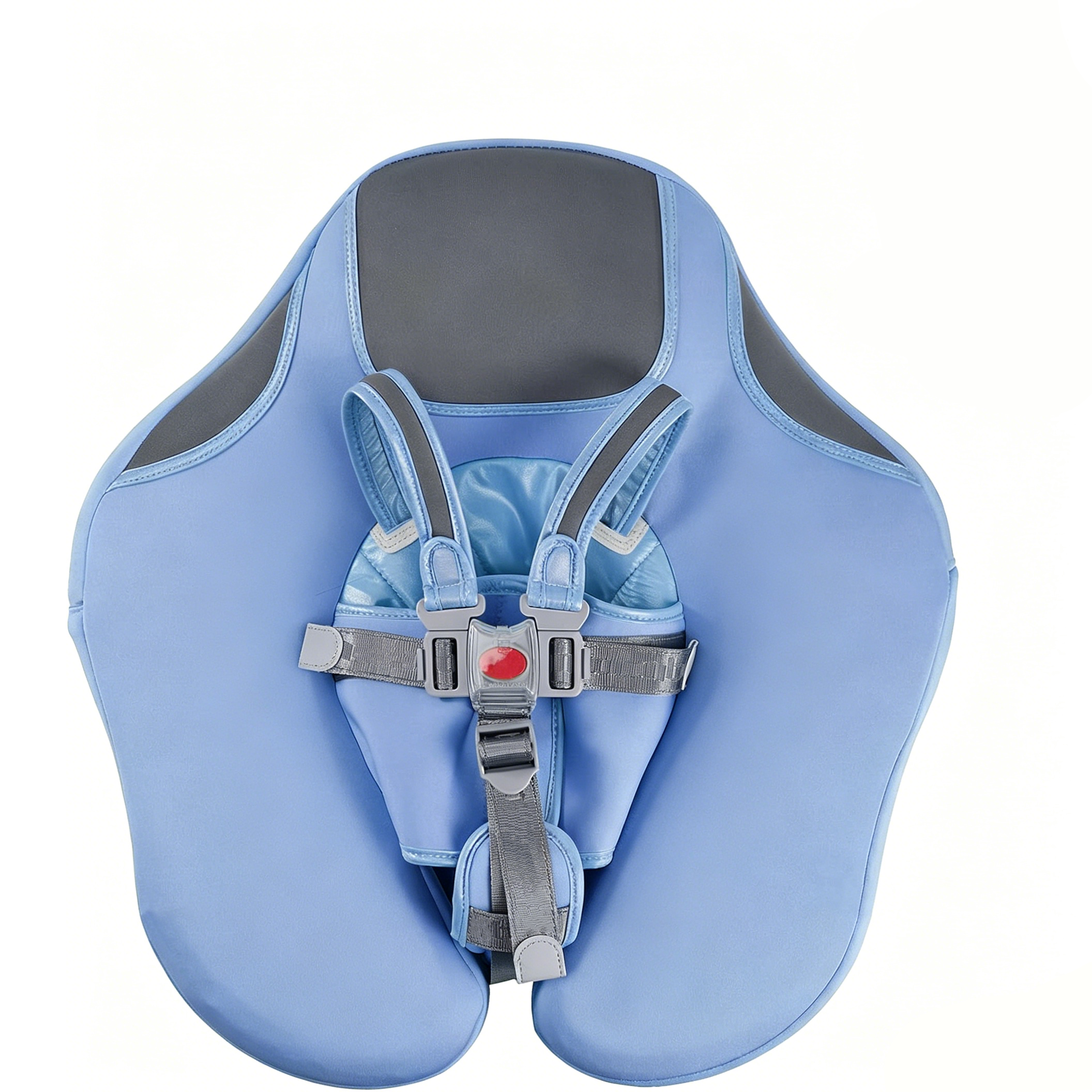 Four-Point Baby Float – Zero Tipping Risk, Two Swim Modes, UPF 50+ Canopy for Ages 3–24 Months