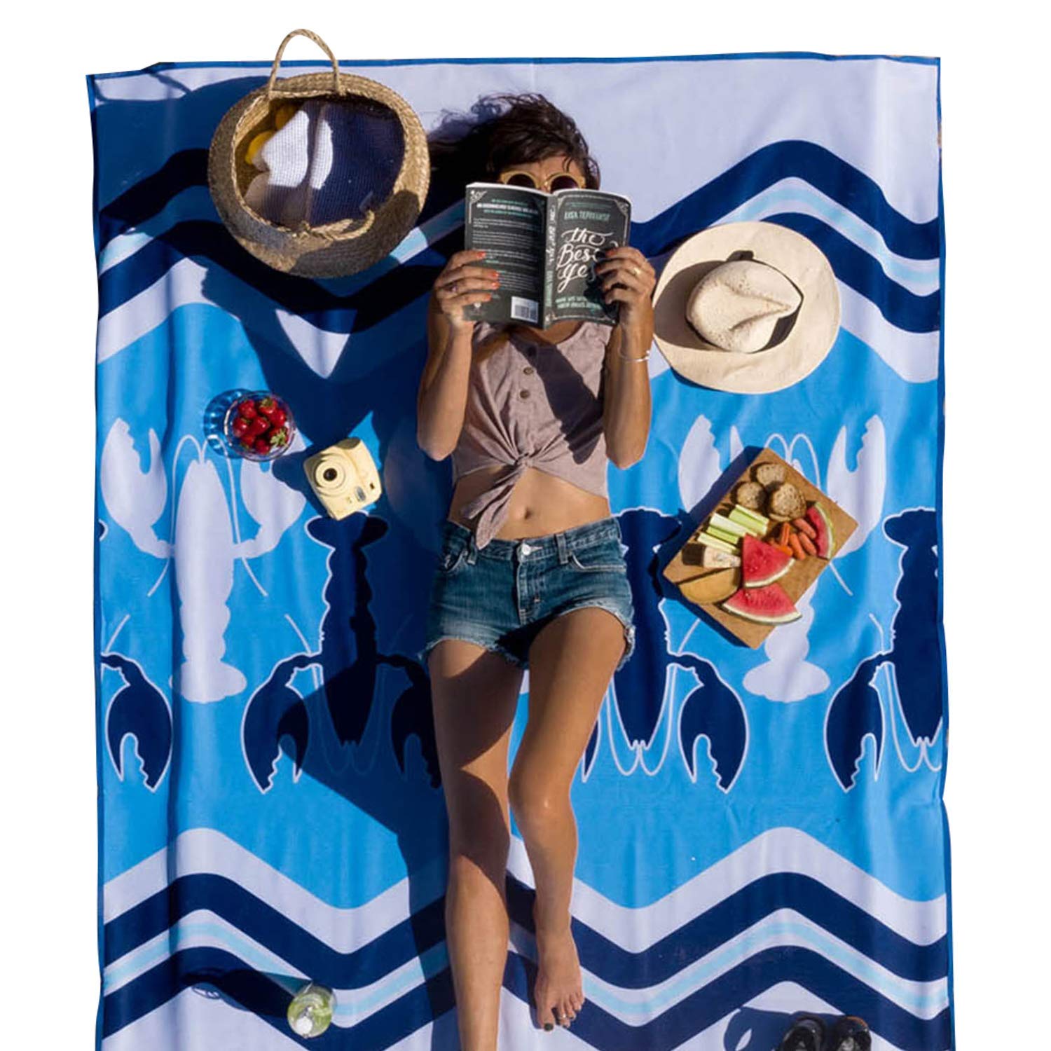 Sand-Free Outdoor Beach Mat – Multi-Purpose Roll-Up Camping & Picnic Blanket