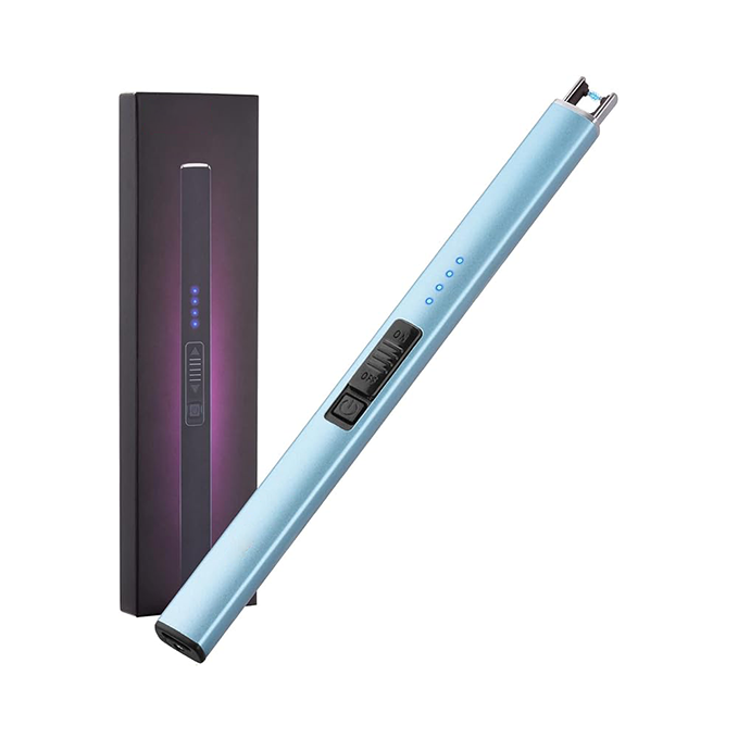 Electronic candle lighter with USB arc charging